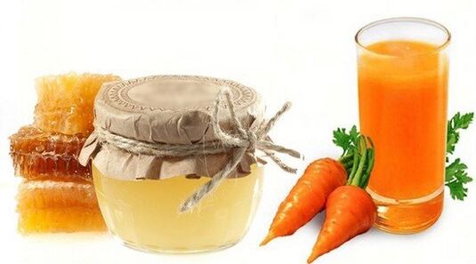 Le jus de carotte au miel restaurera l'érection d'un homme